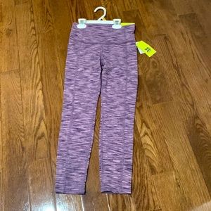 Purple leggings with pockets